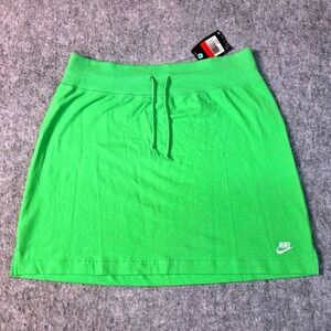 NWT Nike Women's Large Neon Green Dri‑FIT Tennis Golf Skirt Skort Activewear